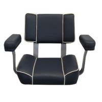 PRODUCT IMAGE: SEAT - CAPTAIN CHAIR BLUE/WHITE